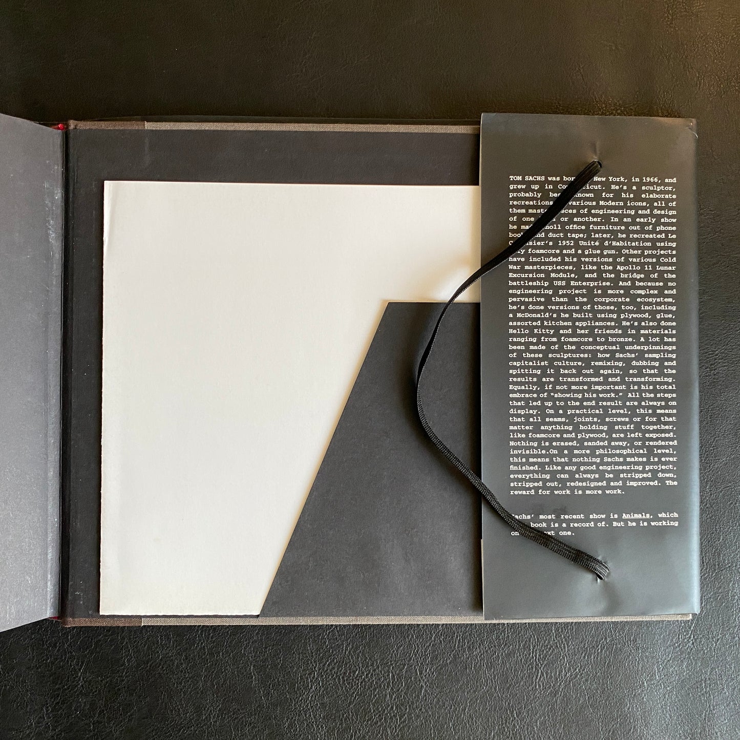 Tom Sachs HC Animals 2008 art book Sperone