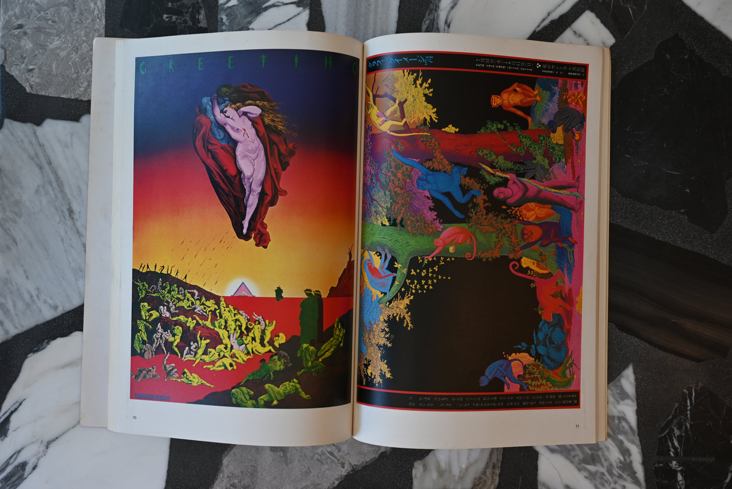 100 posters of Tadanori Yokoo with poster