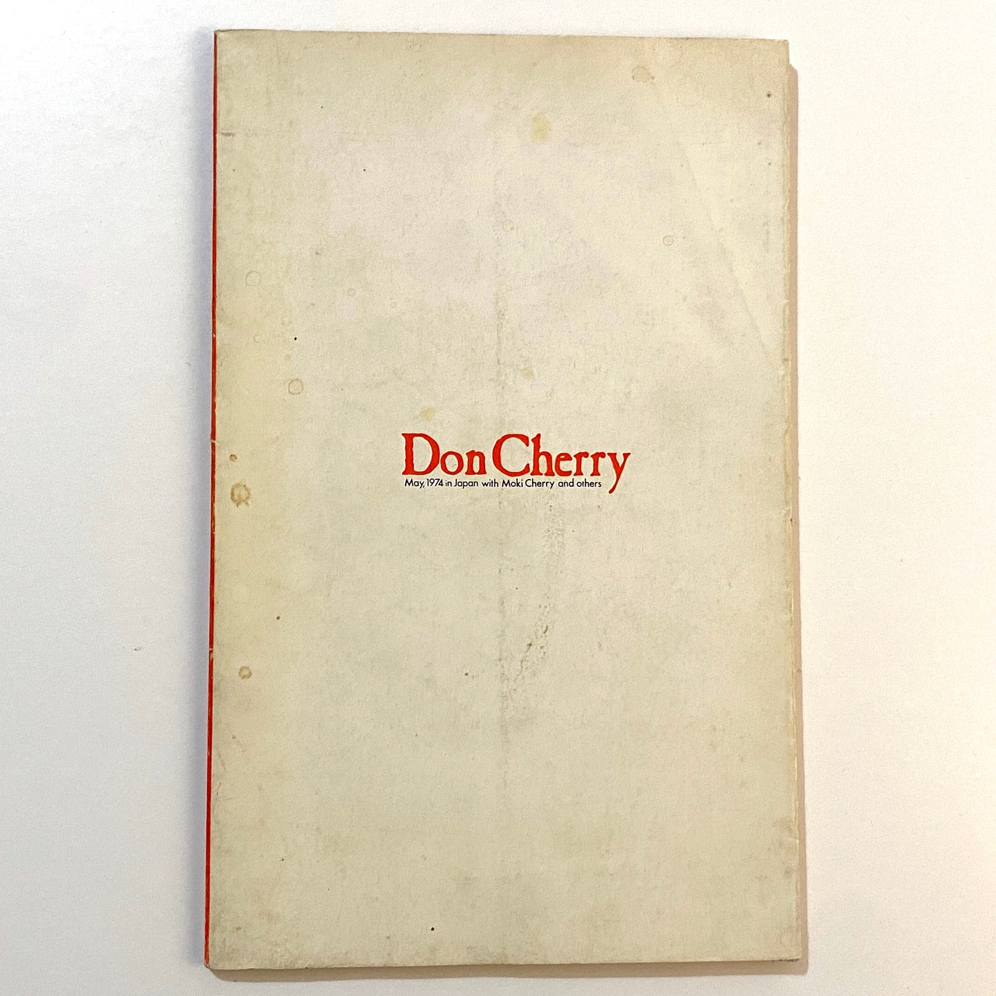 Don Cherry Japan Tour Booklet