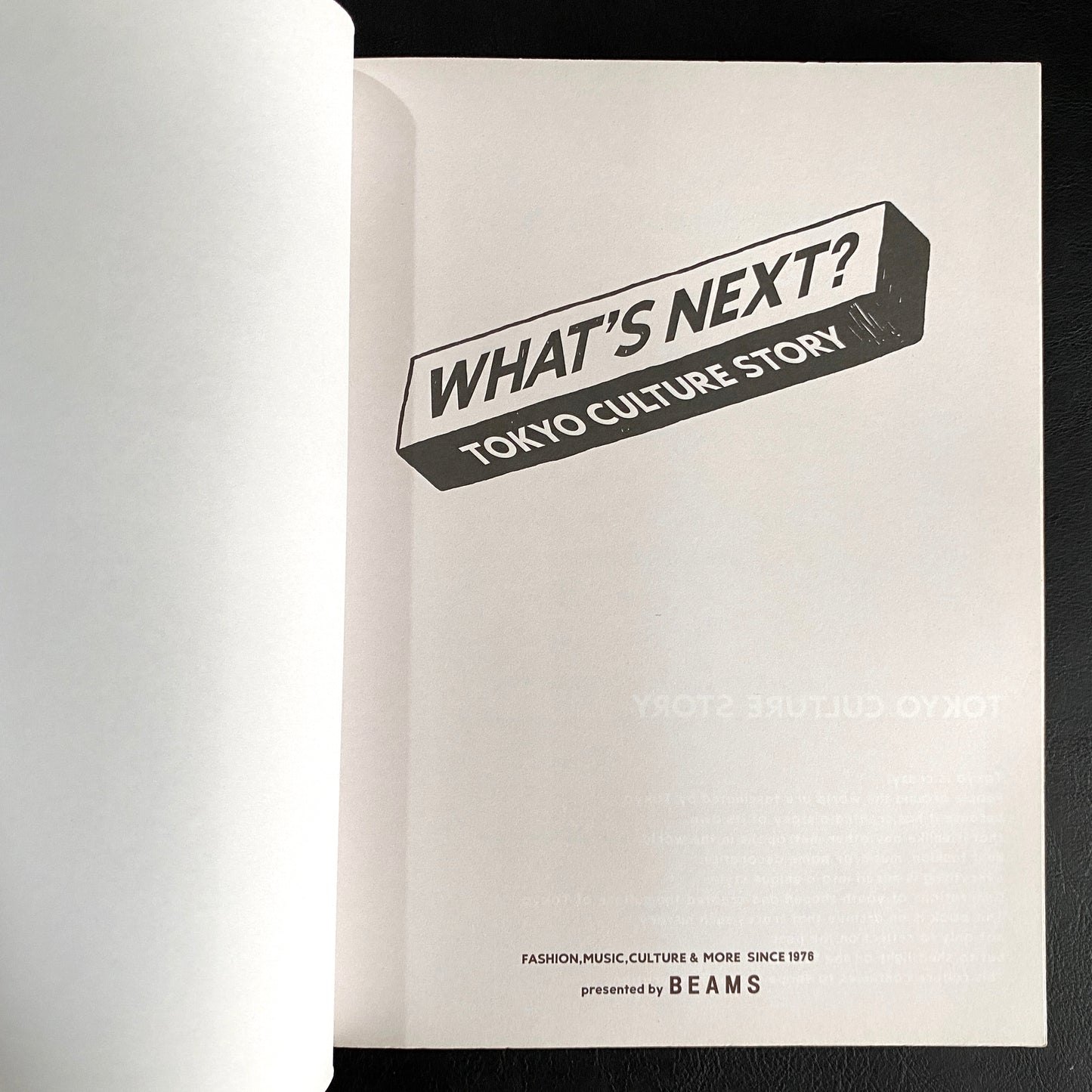 WHAT’S NEXT? TOKYO CULTURE STORY