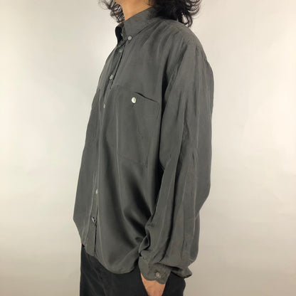 Vintage “GERGIO” Silky Shirts (L)
