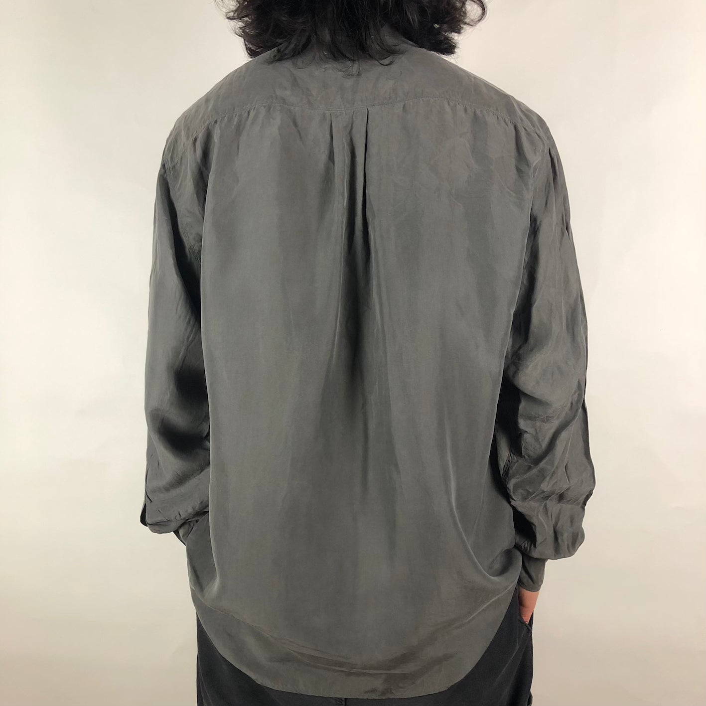 Vintage “GERGIO” Silky Shirts (L)