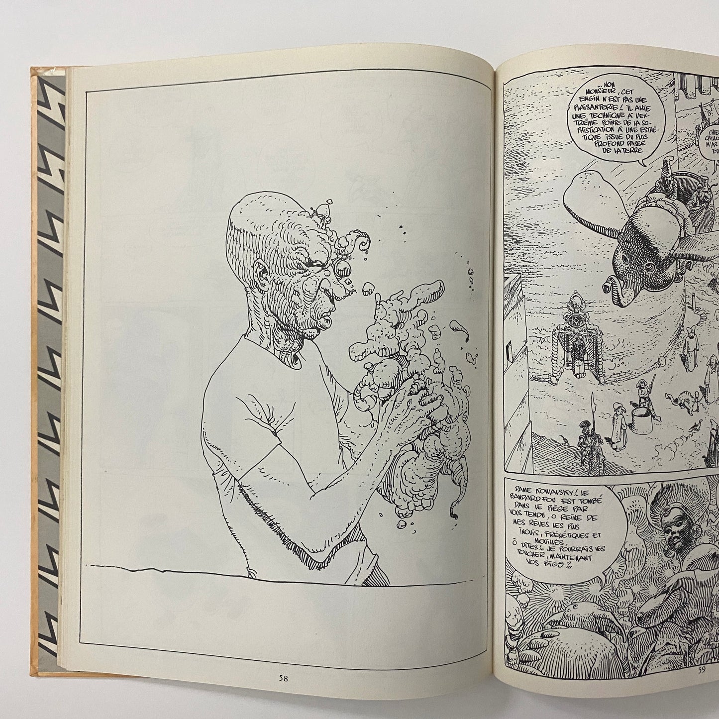 MOEBIUS COMPLETES TOME 1 - The Crazy Bandar, John Wtercolor, Rubber