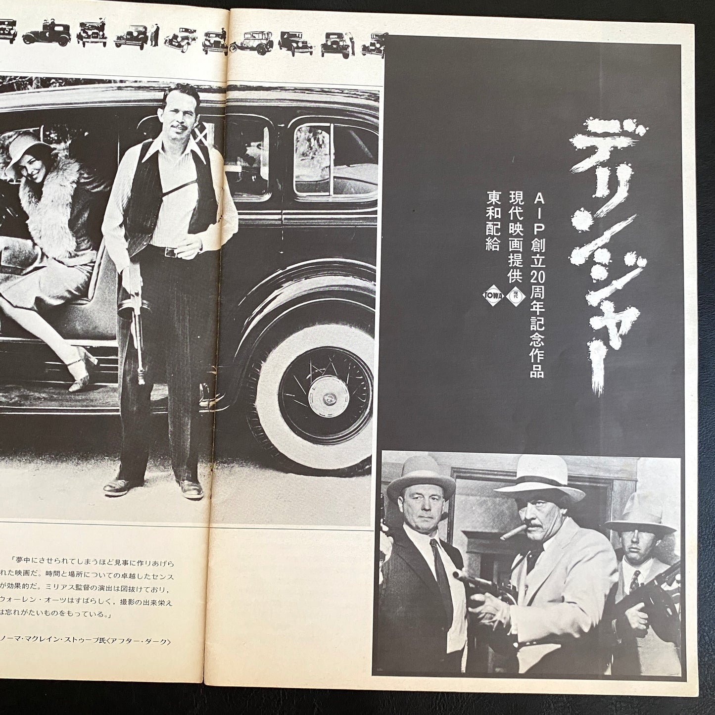 Dillinger John Milius Warren Oates Ben Johnson '70 Japan Movie Program Book