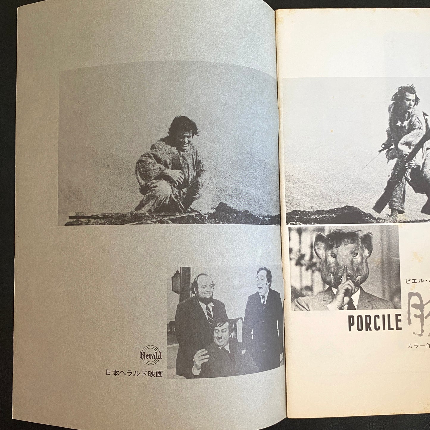 Porcile movie brochure japanese version