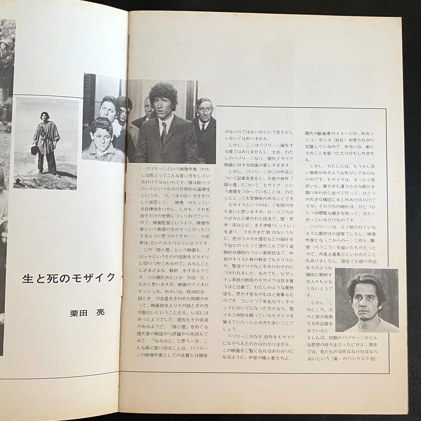 Porcile movie brochure japanese version