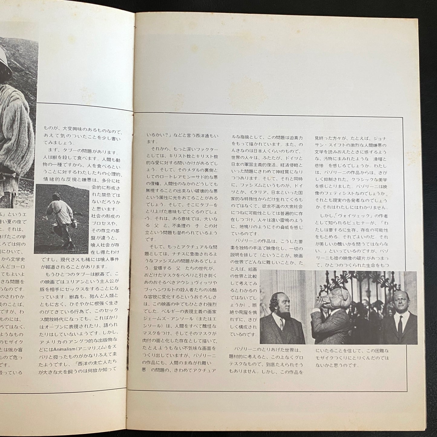 Porcile movie brochure japanese version