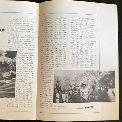 Porcile movie brochure japanese version