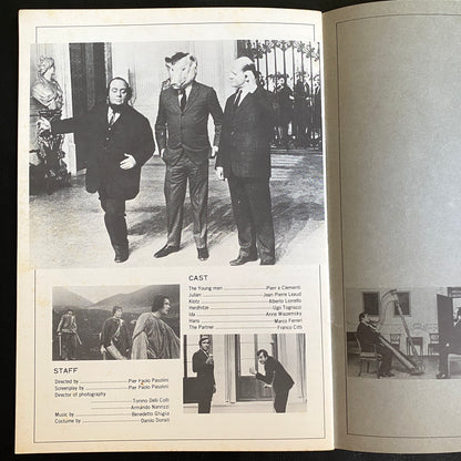 Porcile movie brochure japanese version