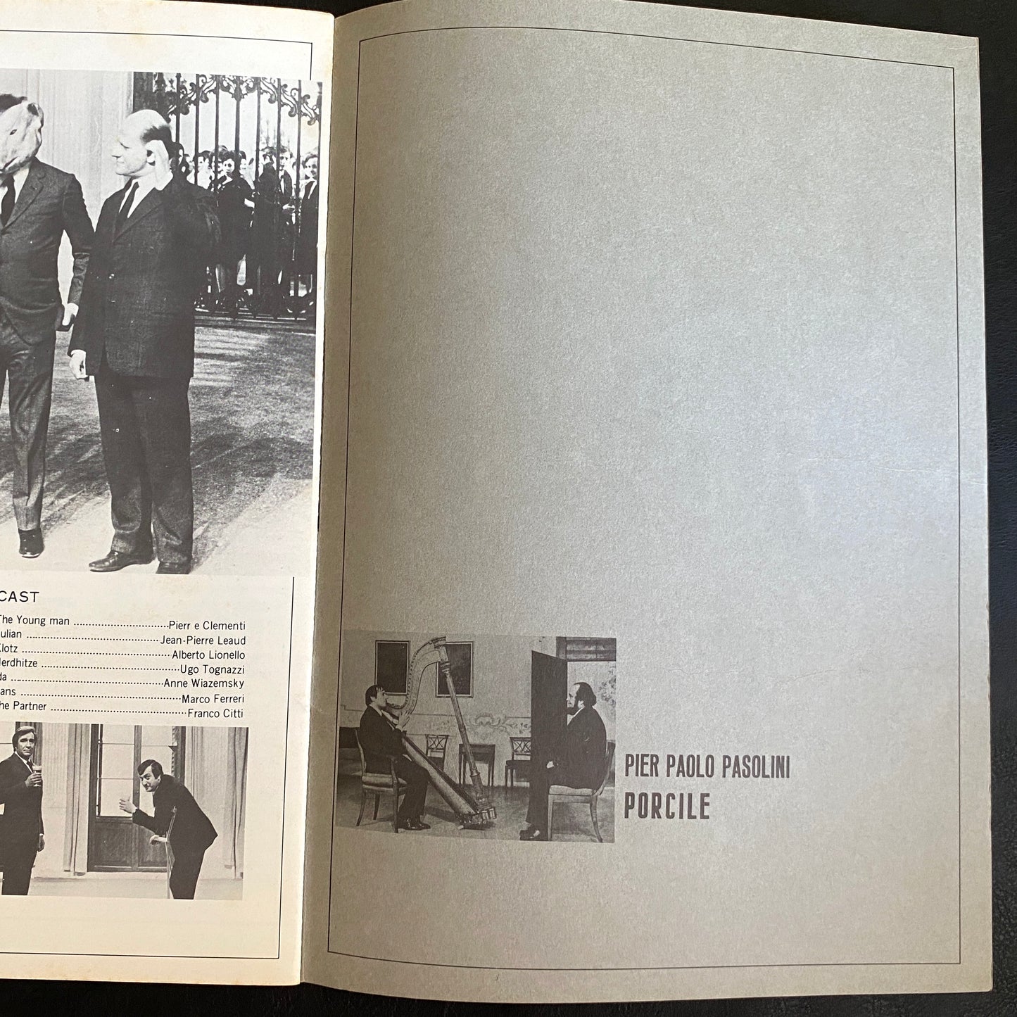 Porcile movie brochure japanese version