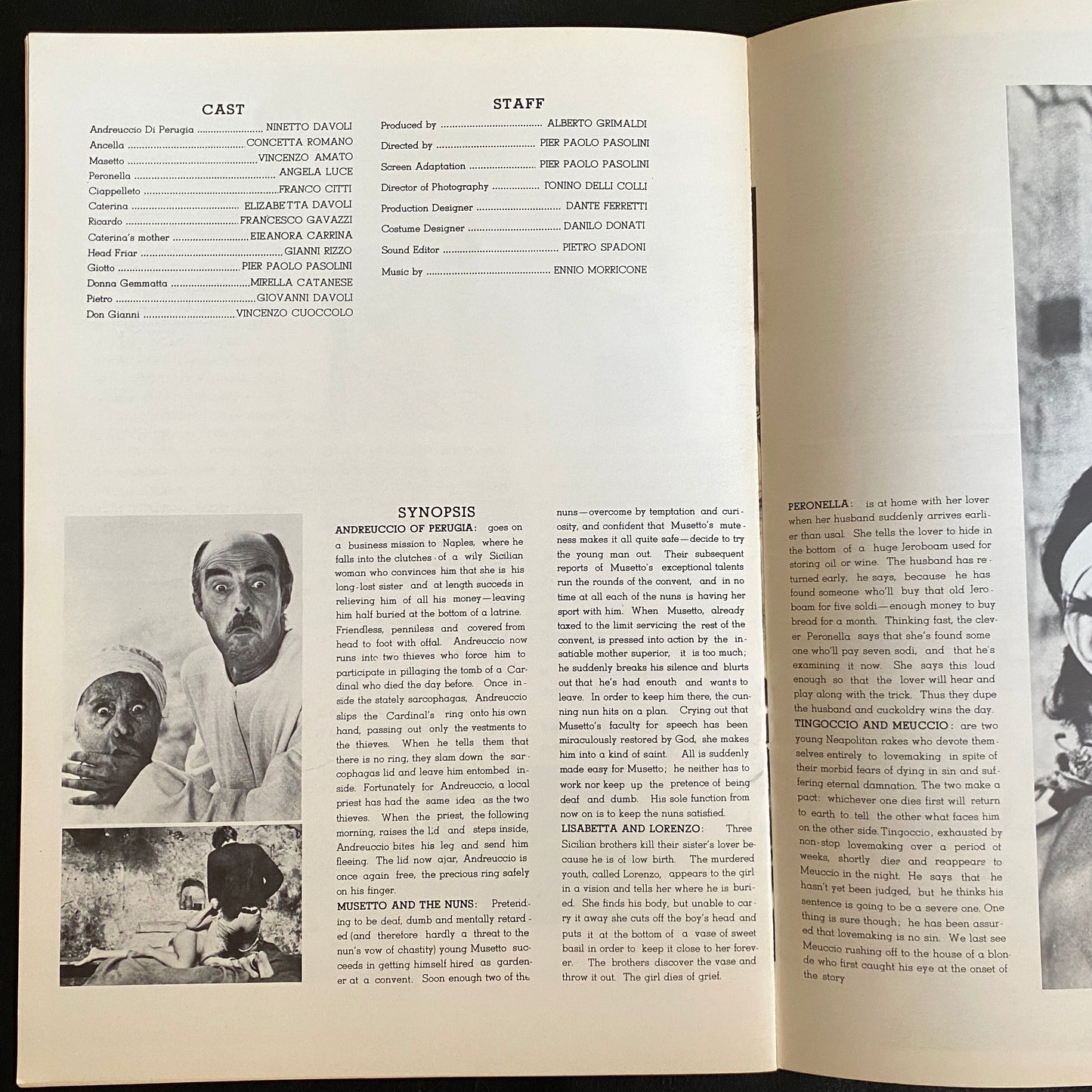 Pasolini set of 2 Il Decameron 1971 Arabian Nights japanese version