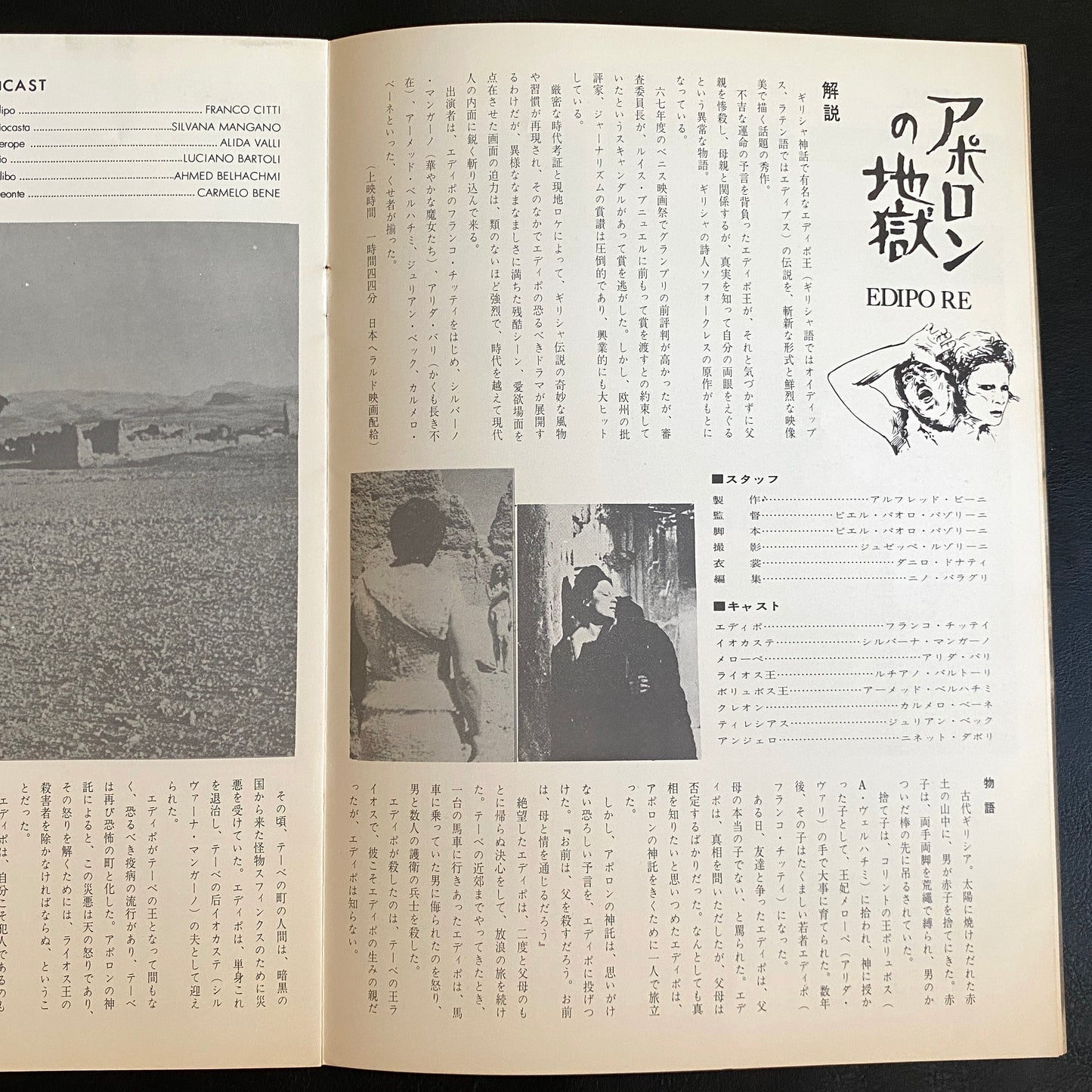 Pier Paolo Pasolini Director's Works Japanese Version