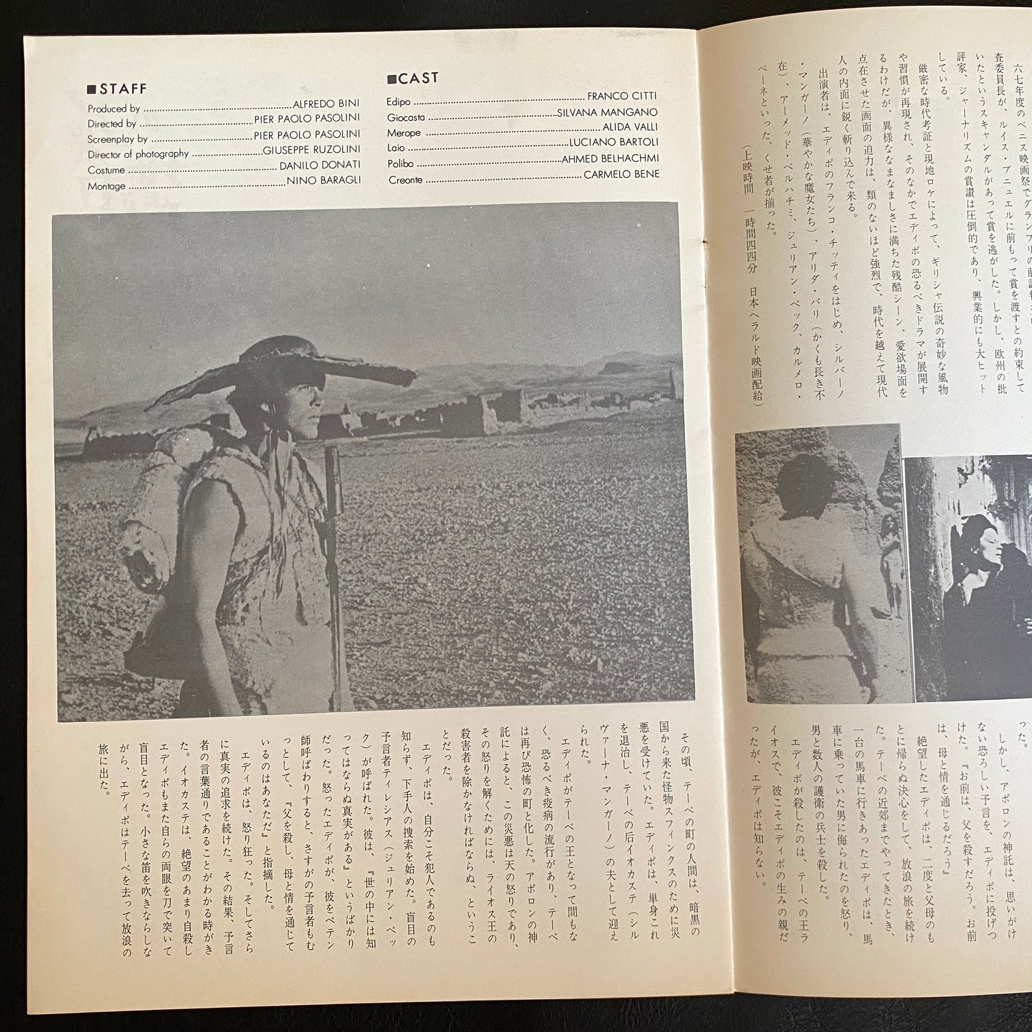 Pier Paolo Pasolini Director's Works Japanese Version