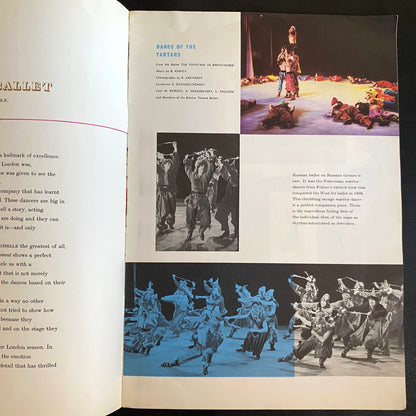 THE BOLSHOI BALLET FILM PROGRAM BOOKLET Paul CZINNER CLASSICAL Opera Interest