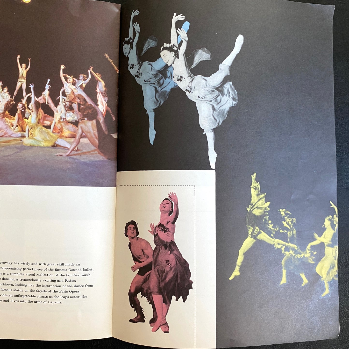 THE BOLSHOI BALLET FILM PROGRAM BOOKLET Paul CZINNER CLASSICAL Opera Interest