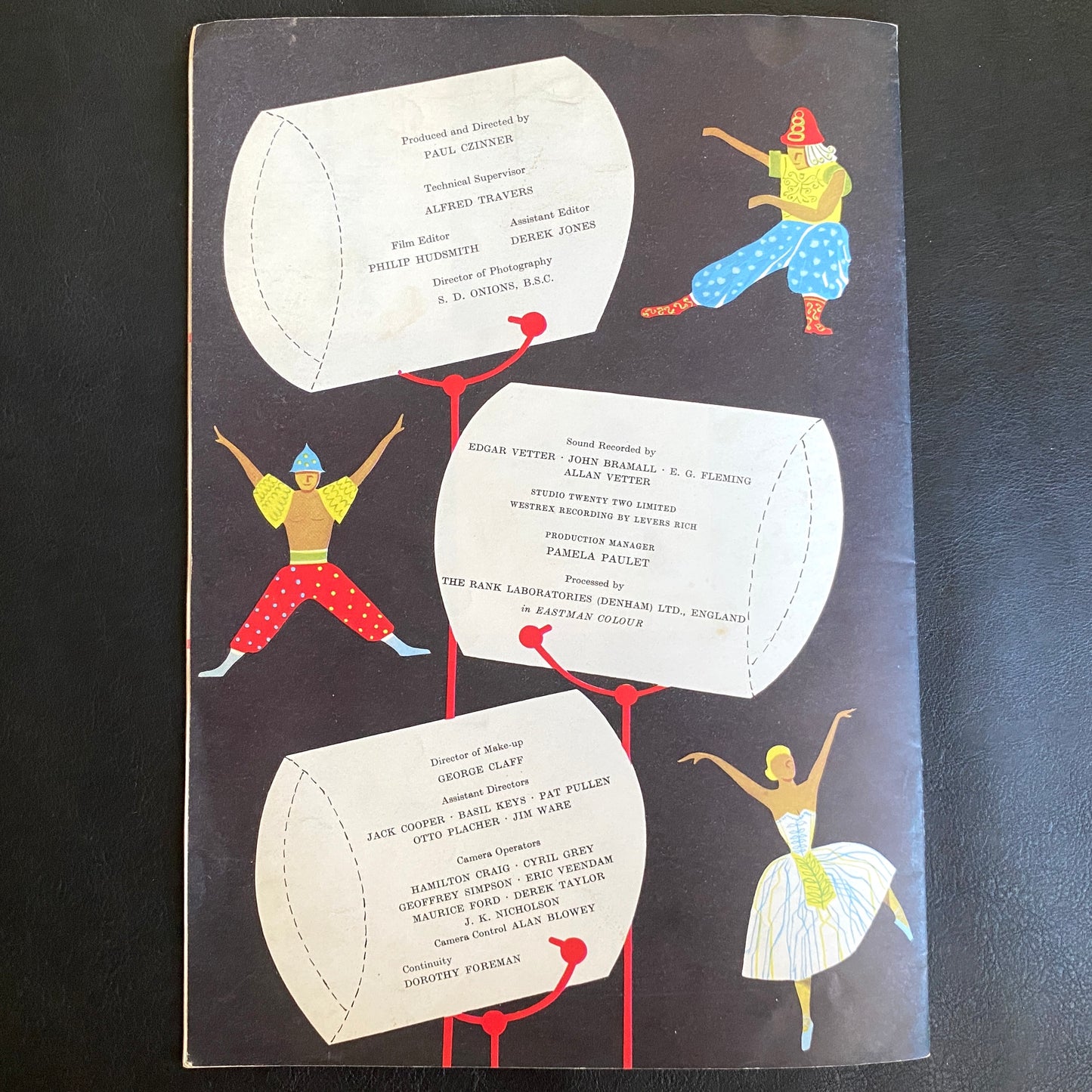 THE BOLSHOI BALLET FILM PROGRAM BOOKLET Paul CZINNER CLASSICAL Opera Interest