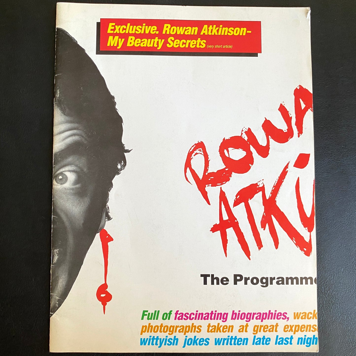 Rowan Atkinson, The New Revue, Tour Programme