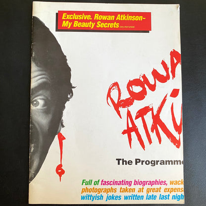 Rowan Atkinson, The New Revue, Tour Programme