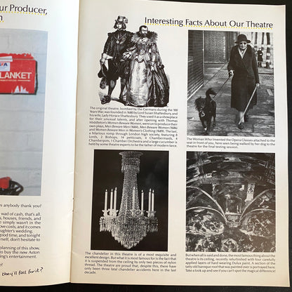 Rowan Atkinson, The New Revue, Tour Programme