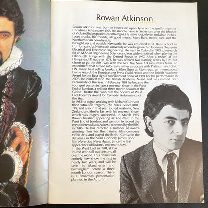 Rowan Atkinson, The New Revue, Tour Programme
