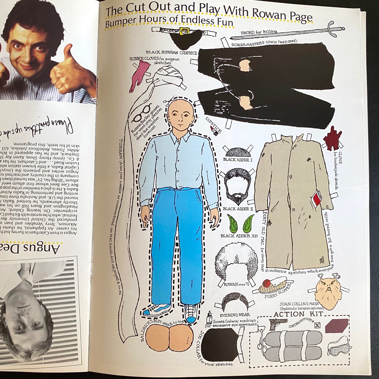 Rowan Atkinson, The New Revue, Tour Programme