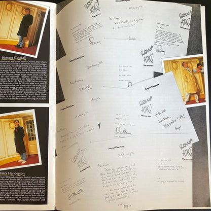 Rowan Atkinson, The New Revue, Tour Programme