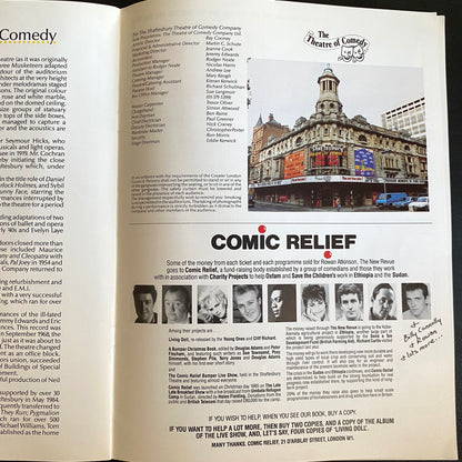 Rowan Atkinson, The New Revue, Tour Programme