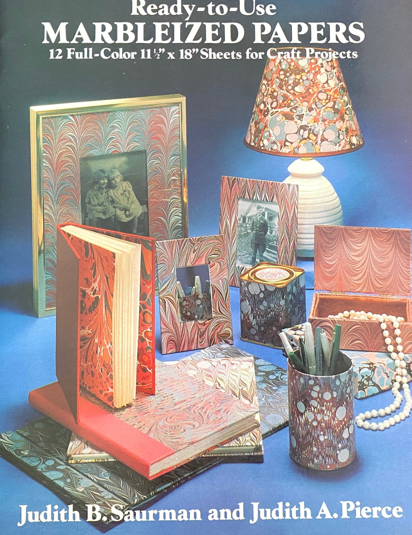 Ready-to-Use Marbleized Papers