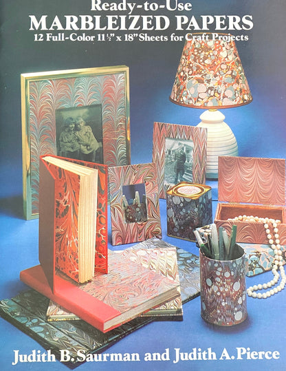 Ready-to-Use Marbleized Papers