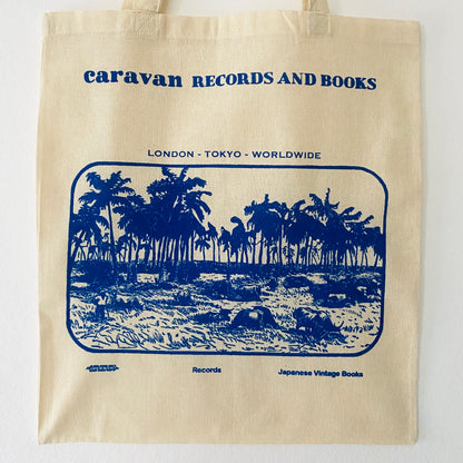 CARAVAN RECORDS AND BOOKS TOTE BAG