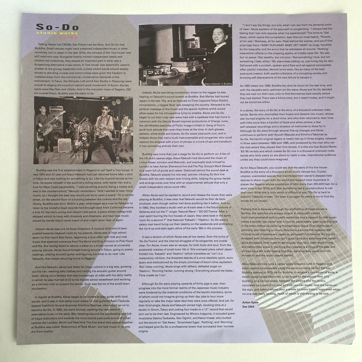 So-Do / Studio Works '83-'85 (TIME023)