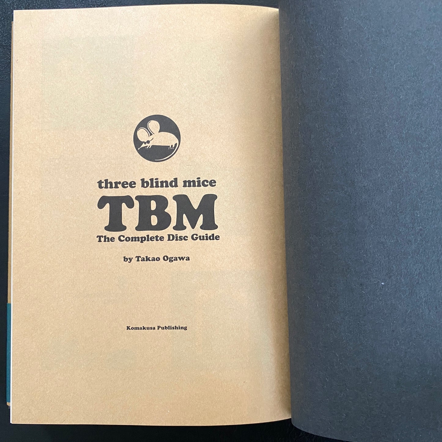 TBM Complete Record Disc Guide Jazz Label Three Blind Mice Book