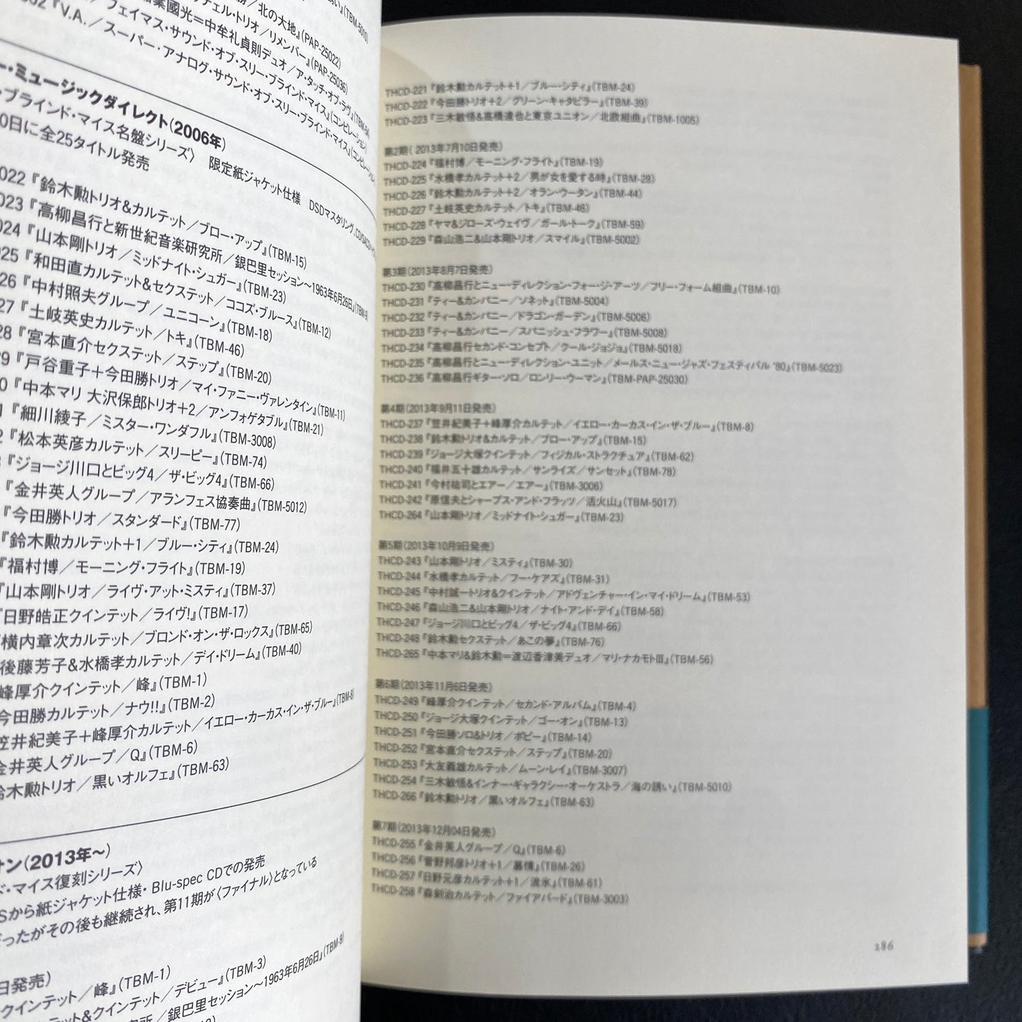 TBM Complete Record Disc Guide Jazz Label Three Blind Mice Book