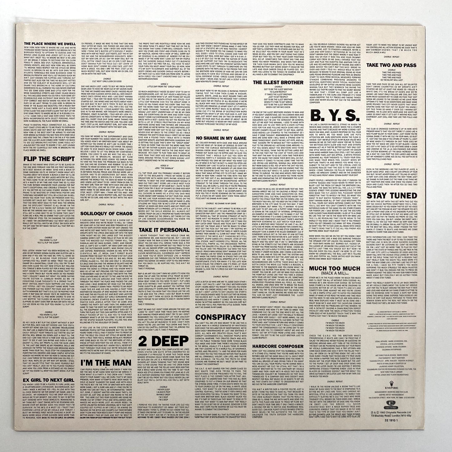 HIPHOP 12-inch and LP Records - JOB LOT - 60 Records Set - VG Condition