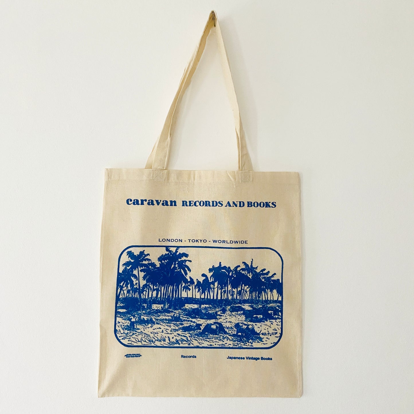 CARAVAN RECORDS AND BOOKS TOTE BAG