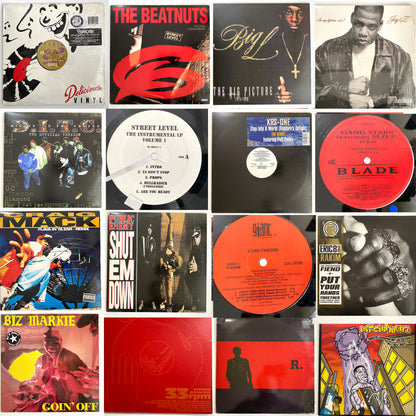 HIPHOP 12-inch and LP Records - JOB LOT - 60 Records Set - VG Condition
