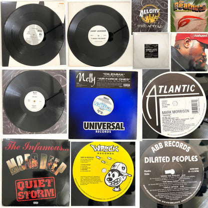 HIPHOP 12-inch and LP Records - JOB LOT - 60 Records Set - VG Condition