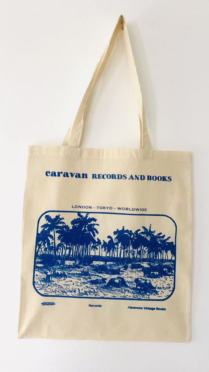 CARAVAN RECORDS AND BOOKS TOTE BAG